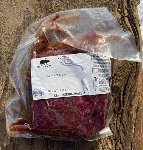 Filete de ternera en cubos