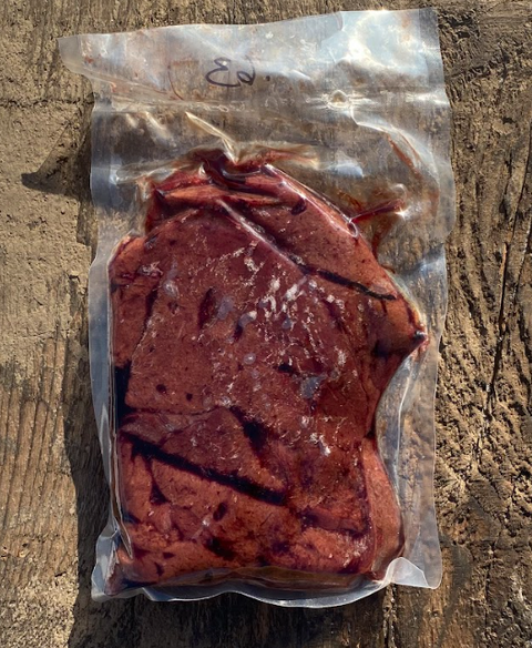 Hígado de res alimentado con pasto