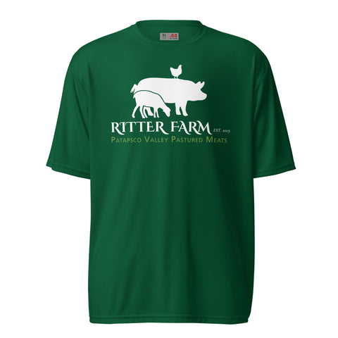 Unisex performance crew neck t-shirt