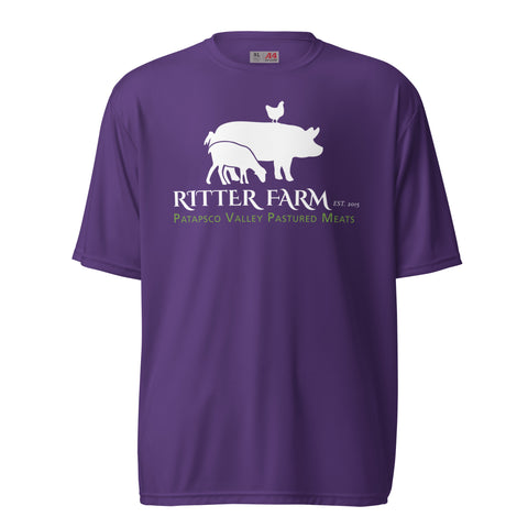 Unisex performance crew neck t-shirt