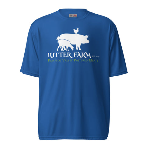 Unisex performance crew neck t-shirt