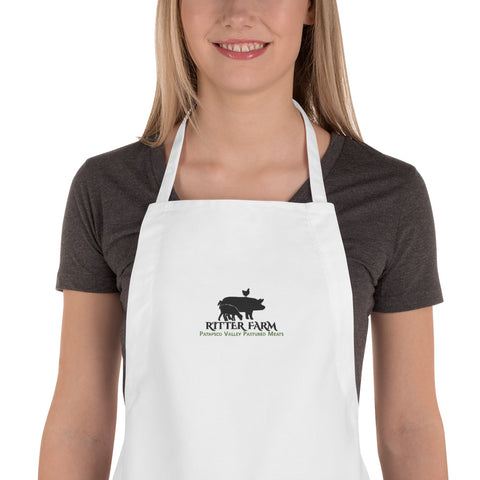 Ritter Farm Embroidered Apron